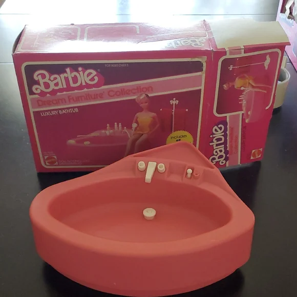 Vintage Barbie Pink Luxury Bathtub - Picture 1 of 4